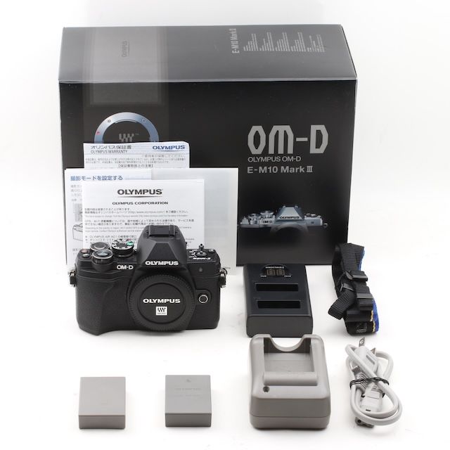 美品＞ OM SYSTEM OLYMPUS OM-D E-M10 Mark III カメラ本体
