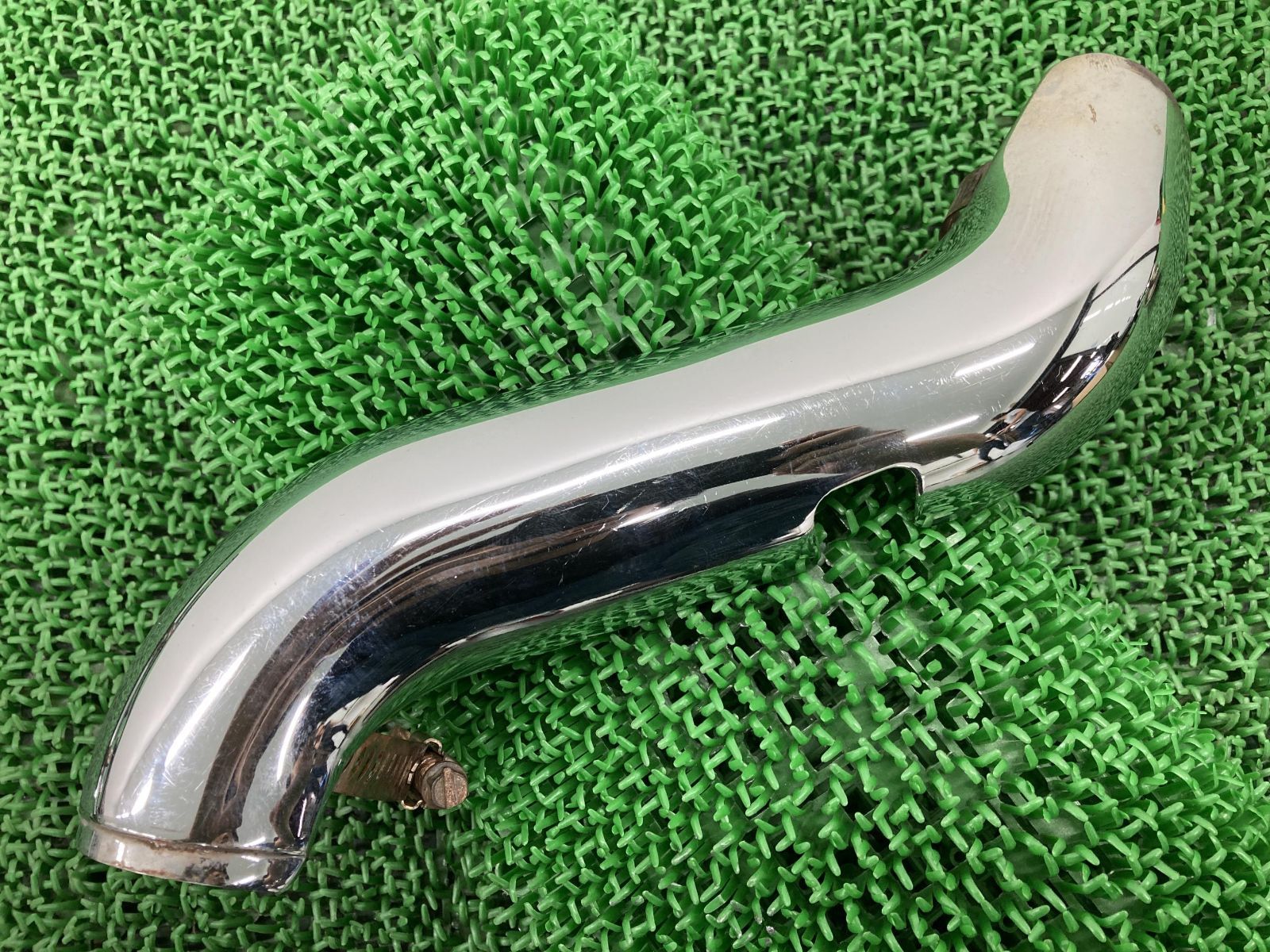 ツーリング マフラーヒートガード 左 ハーレー 純正 中古 バイク 部品 98-06年 前 フロント エキパイカバー ヒートシールド 車検 Genuine