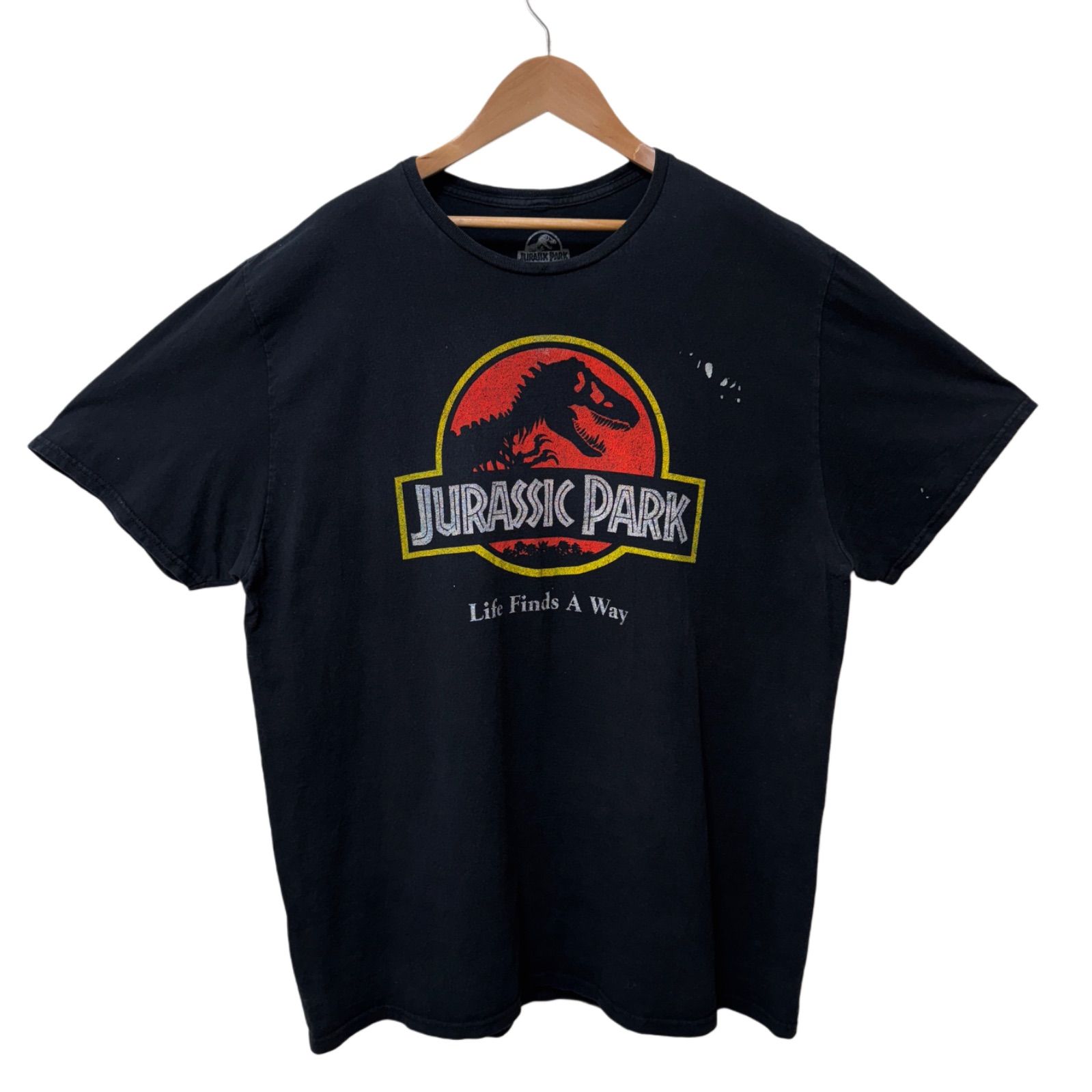 ジュラシックパーク Tシャツ XXL ブラック JURASSK PARK
