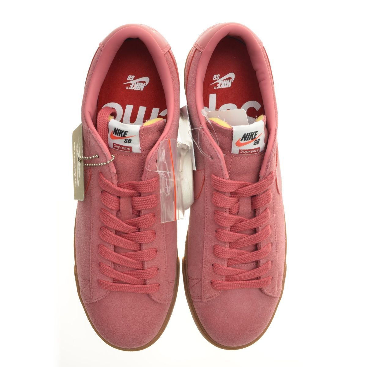 30cm【SUPREME × NIKE / シュプリーム × ナイキ】NIKE SB 16AW 716890-669 BLAZER LOW GT QS  Pinkスニーカー