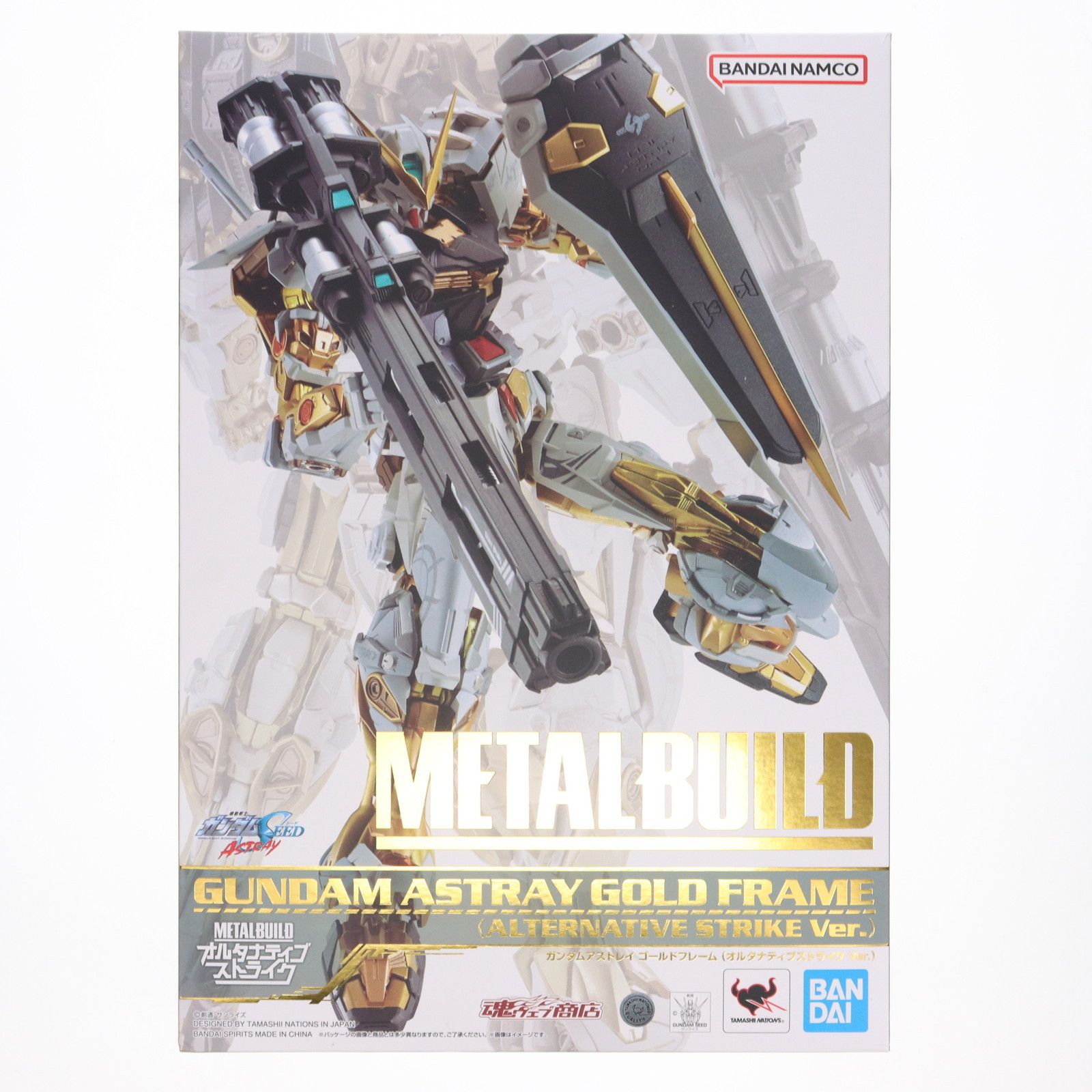 注文 魂ウェブ商店限定 L BUILD ガンダムアストレイ ゴールドフレーム