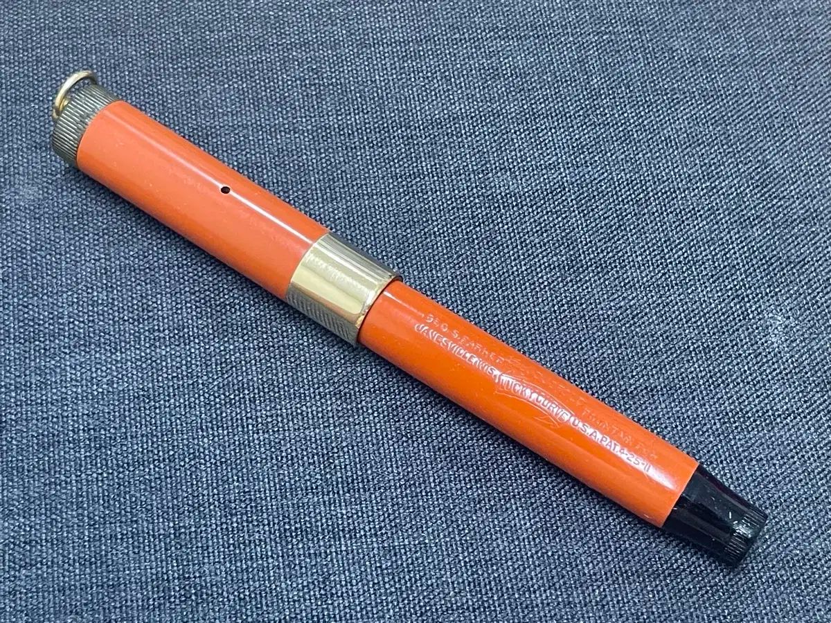 パーカー PARKER 万年筆 お嬢さん デュオフォールド ラッキーカーブ リングトップ 14K EF ニップ