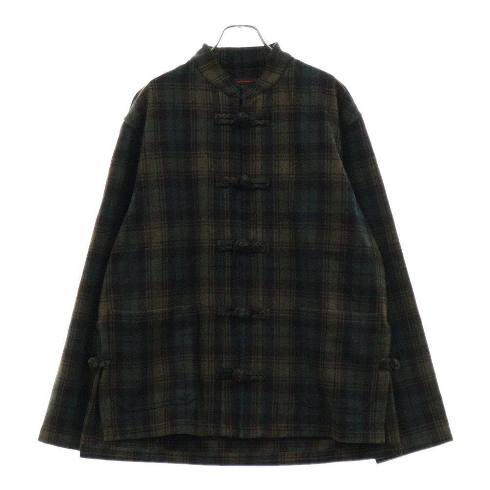 CLOTAPPAREL (クロット アパレル) ウールチェック チャイナシャツ 