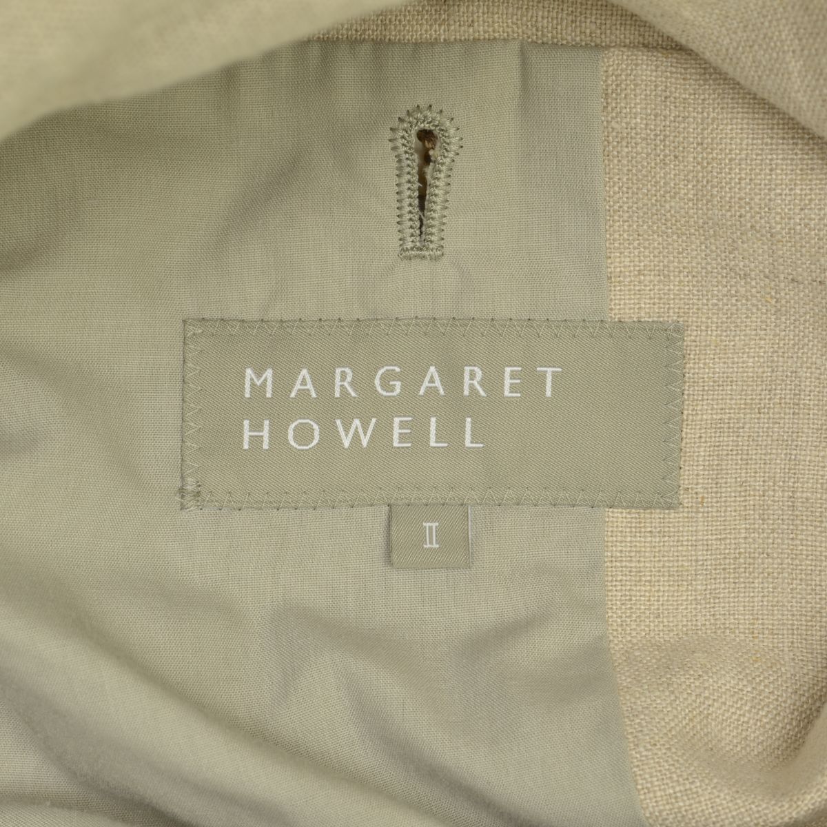MARGARETHOWELL】578-6112004 リネンステンカラーコート ステンカラー