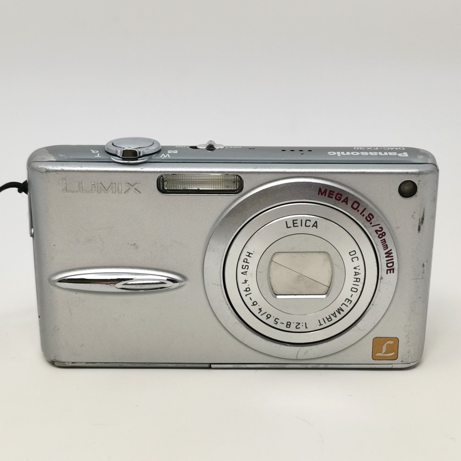 cat　デジカメ　動作確認済み　DMC-FX30 パナソニック LUMIX DMC-FX30 シルバー 動作確認済み デジタル