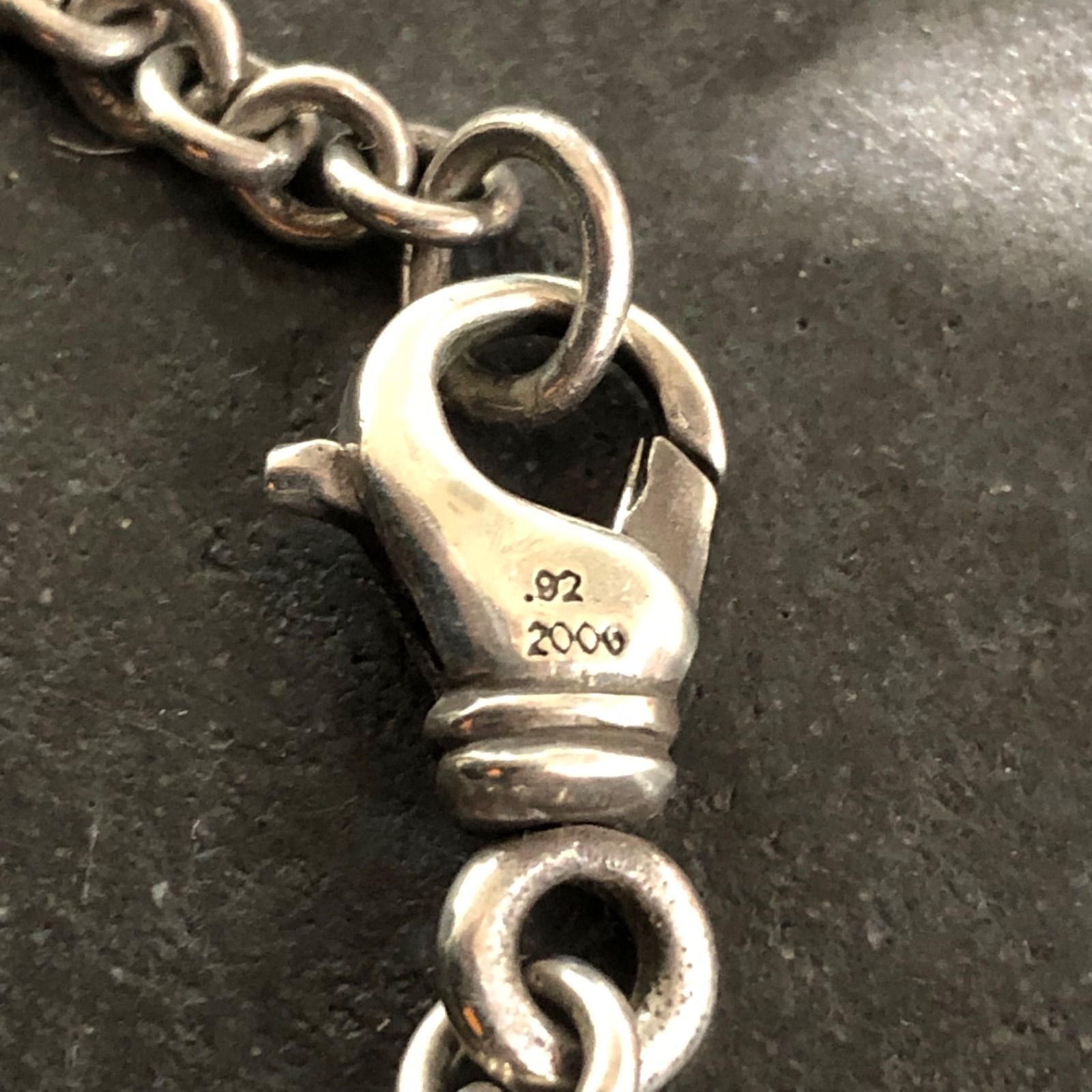 CHROME HEARTS タイニー CHクロス チェーン ブレスレット クロムハーツ