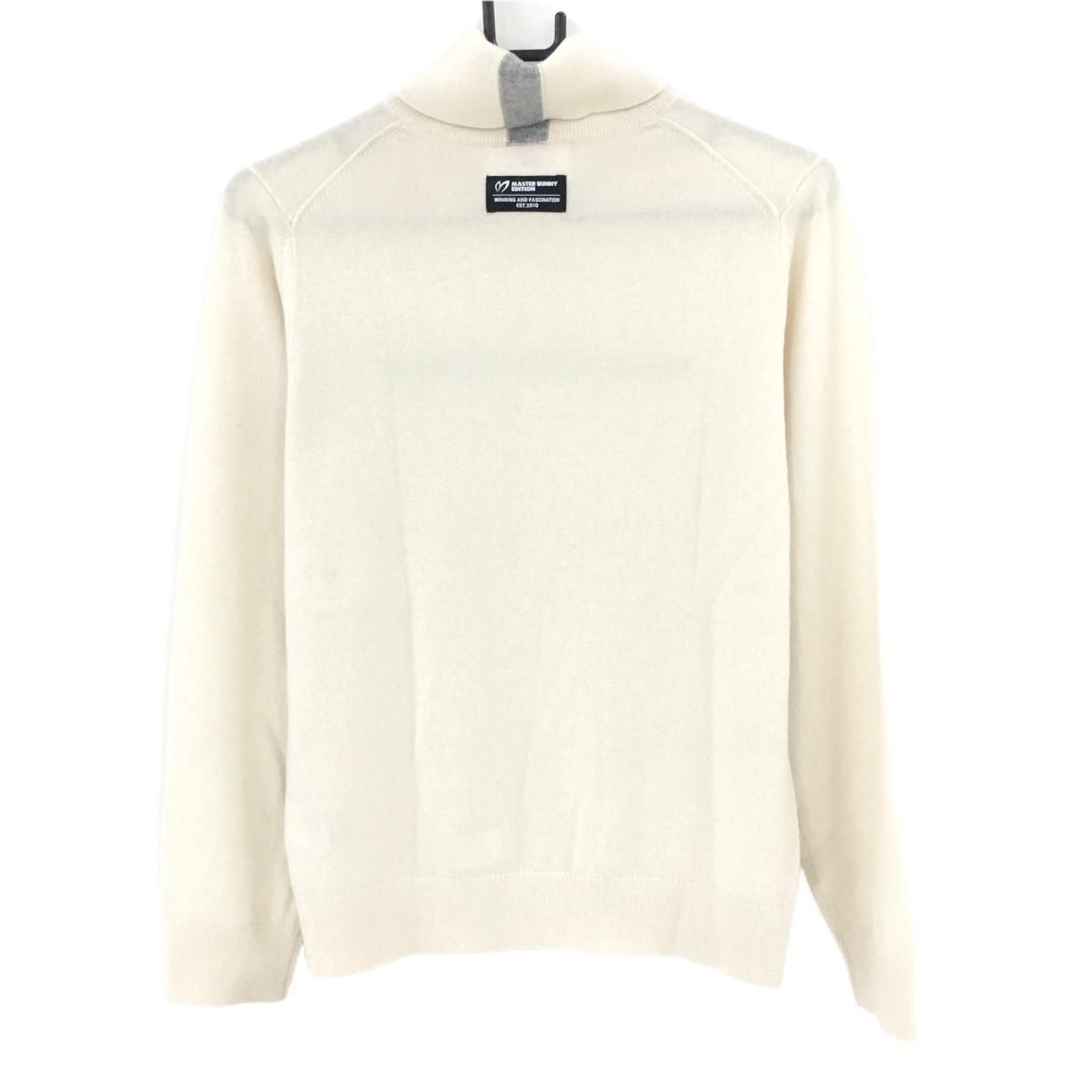 美品】マスターバニー タートルネックセーター アイボリー カシミヤ100