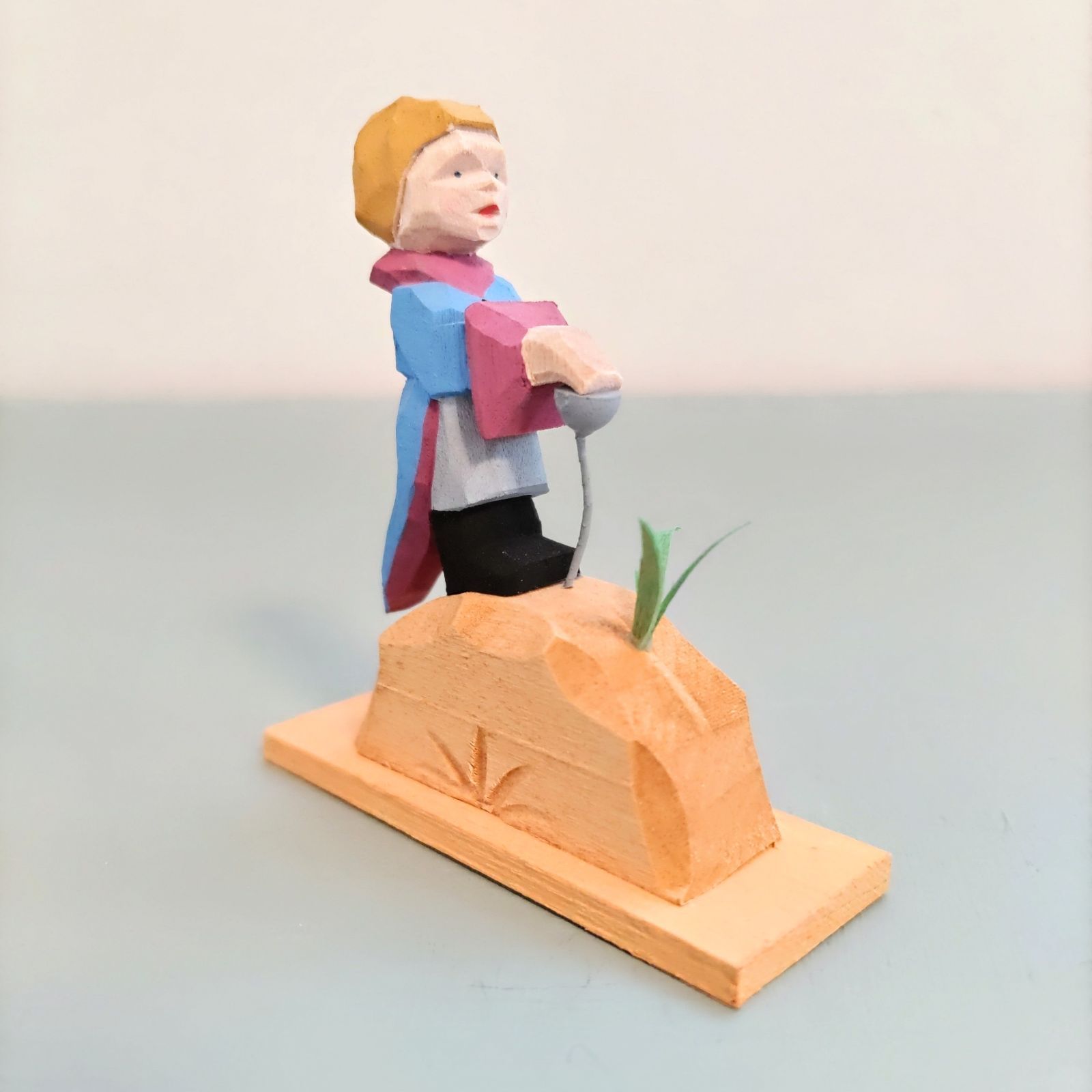 ヴィンテージ　ドイツ　エミールヘルビッヒ　木製人形 ドイツ木工芸品 小さな伯爵 エミール・ヘルビッヒ工房 ドイツ