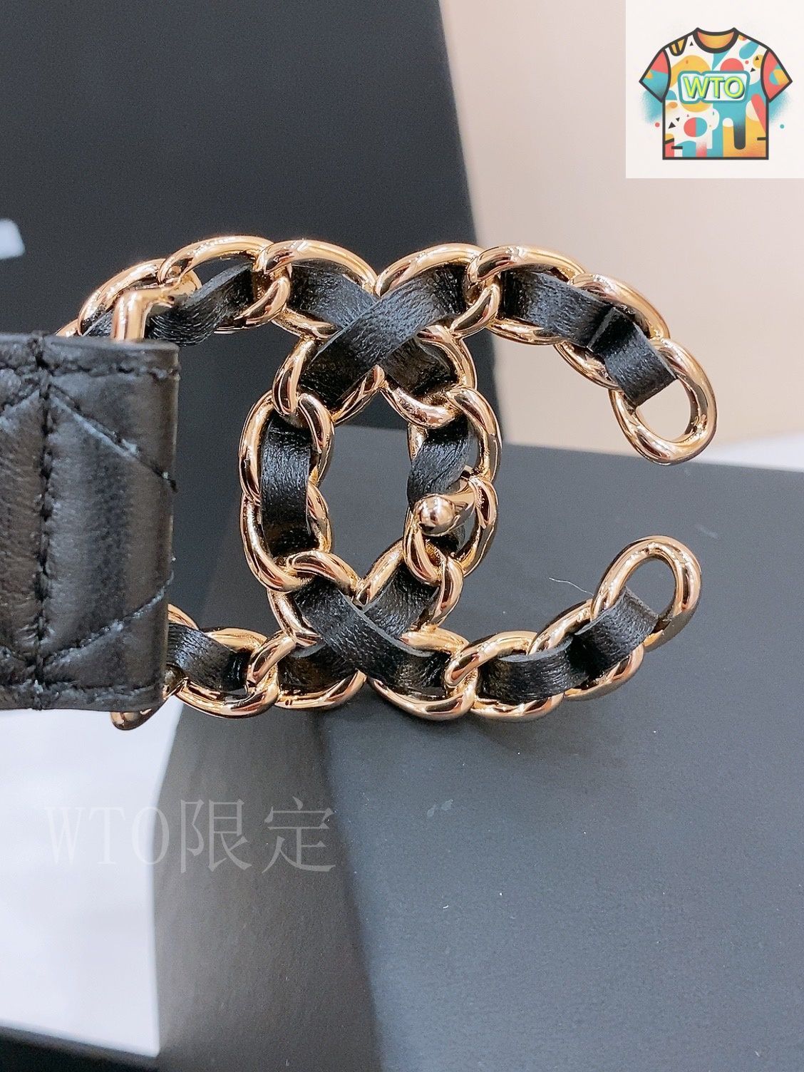 ◼️シャネル◼️レザーベルト◼️ CHANEL(シャネル) ココマークレザーベルト ブラック サイズ 65