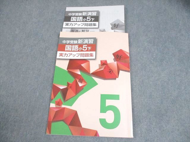 塾専用 小5 国語 中学受験新演習 実力アップ問題集 下 008m5B - メルカリ