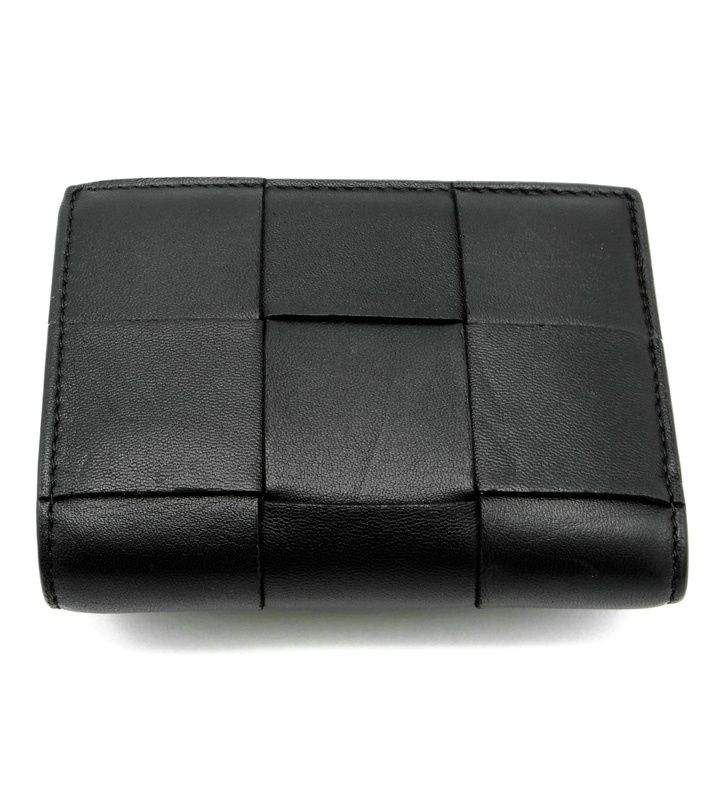 ボッテガヴェネタ BOTTEGA VENETA マキシ イントレチャート 2つ折り コンパクト ウォレット 財布 38152