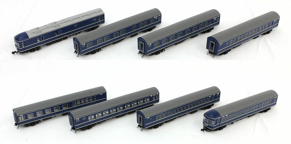 20系寝台特急「あさかぜ」（初期編成）8両基本セット 【KATO・10