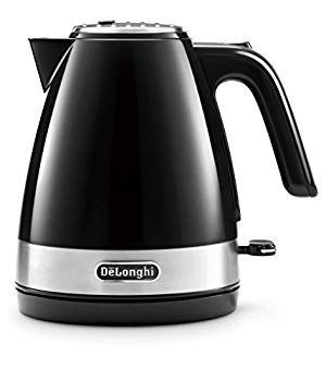 【】【非常に良い】デロンギ (DeLonghi) 電気ケトル ブラック アクティブシリーズ KBLA1200J-BK n5ksbvb