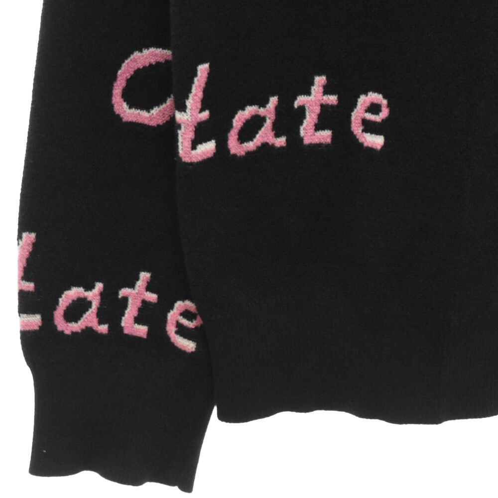 SUPREME シュプリーム 13AW Hate Sweater ハートレタリングクルーネックニットセーター ブラック SUPREME (シュプリーム) 13AW Hate Sweater ハートレタリングクルー