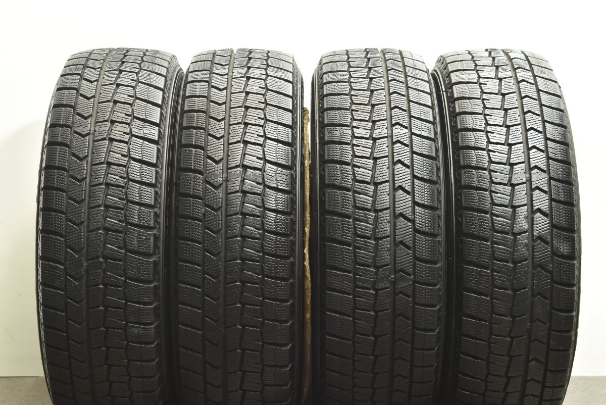 【送料無料】【程度良好】ホンダ GB3 フリード スパイク 純正 15in 5.5J +50 PCD100 ブリヂストン アイスパートナー 185/65R15 6-8分山程度 即決◇ホンダ フリード GB3系 純正ホイール15インチ4本セット