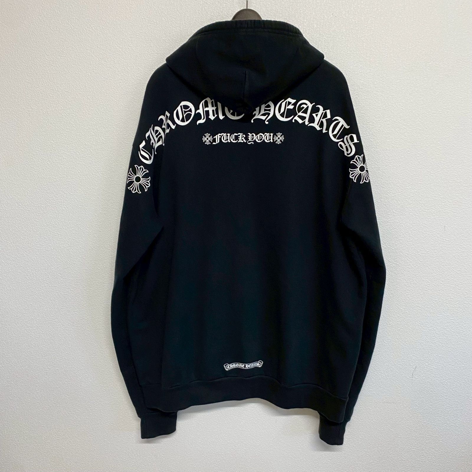 CHROME HEARTS FUCK YOU クロムハーツ アーチロゴ ジップ アップ 