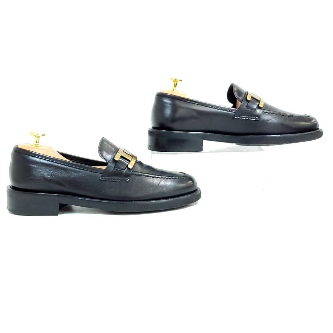 ルカグロッシ 美品 金具 ビット レザー EU36.5 イタリア製