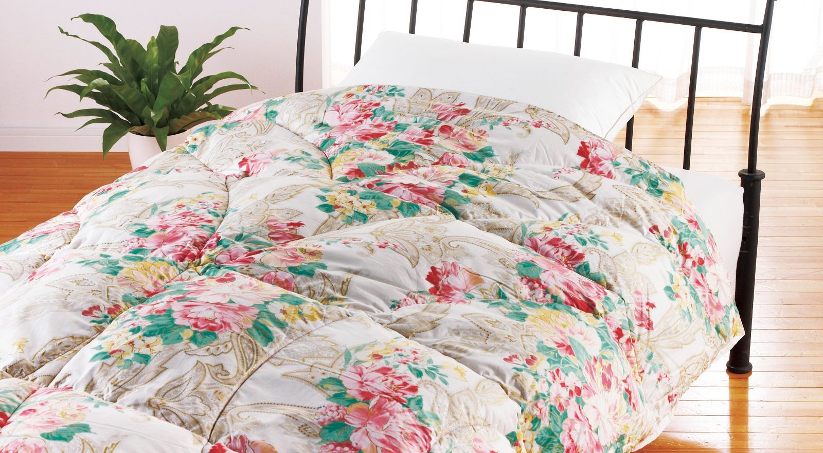 ダウン50 入り 羽毛合掛けふとん 2枚セット