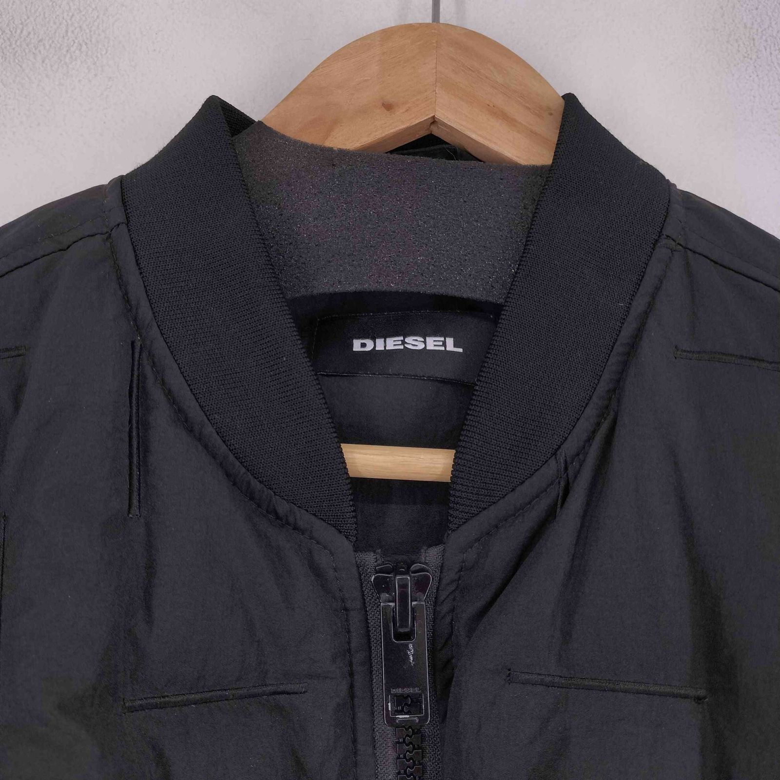 ディーゼル DIESEL HARDCOREワッペン ダウンジャケット MA1 メンズ JPN  