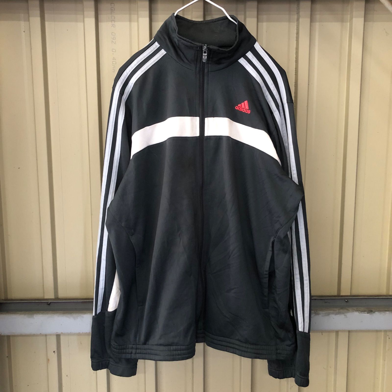 58 adidas トラックジャケット XL ネイビー アディダス ジャージ 3本  
