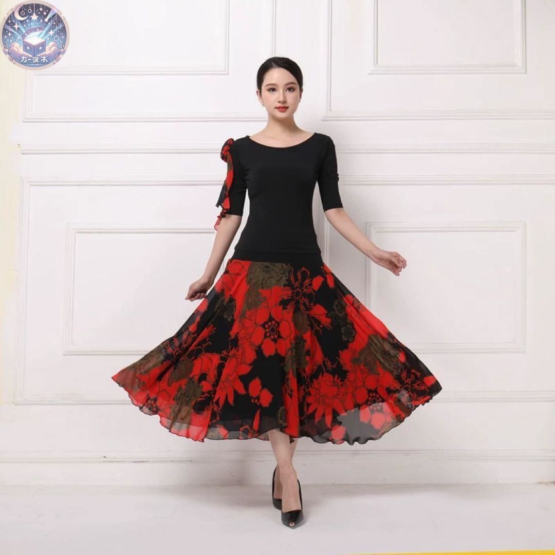 フォークダンス衣裳 2点セット スカート・ベスト　新品未使用 L フォークダンス衣装 ベスト、スカート2点セット❣️ フォークダンス