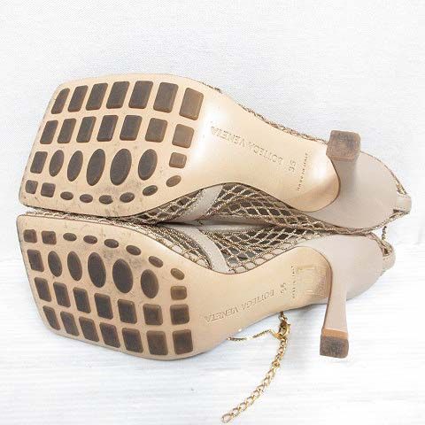 ボッテガヴェネタ BOTTEGA VENETA 美品 レザー メッシュ