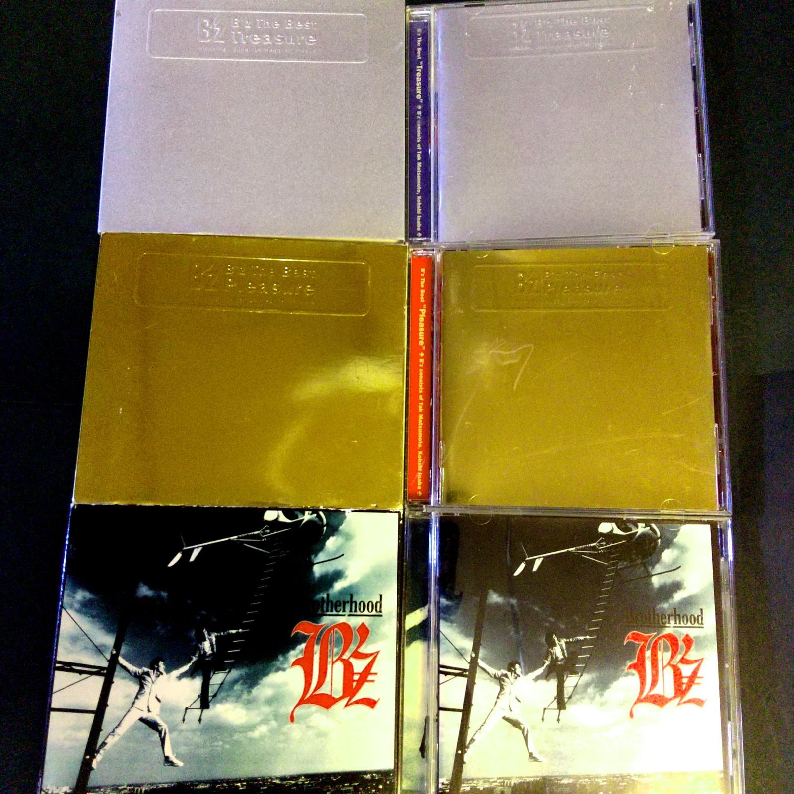 B'z アルバム3点セット 💿️The Best pleasure 金盤💿️The Best 