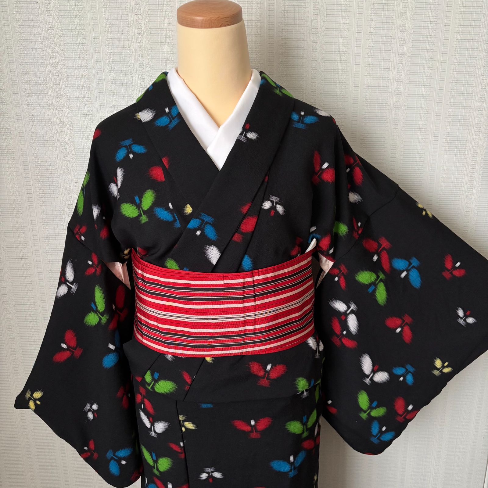 ウール着物＆羽織セット