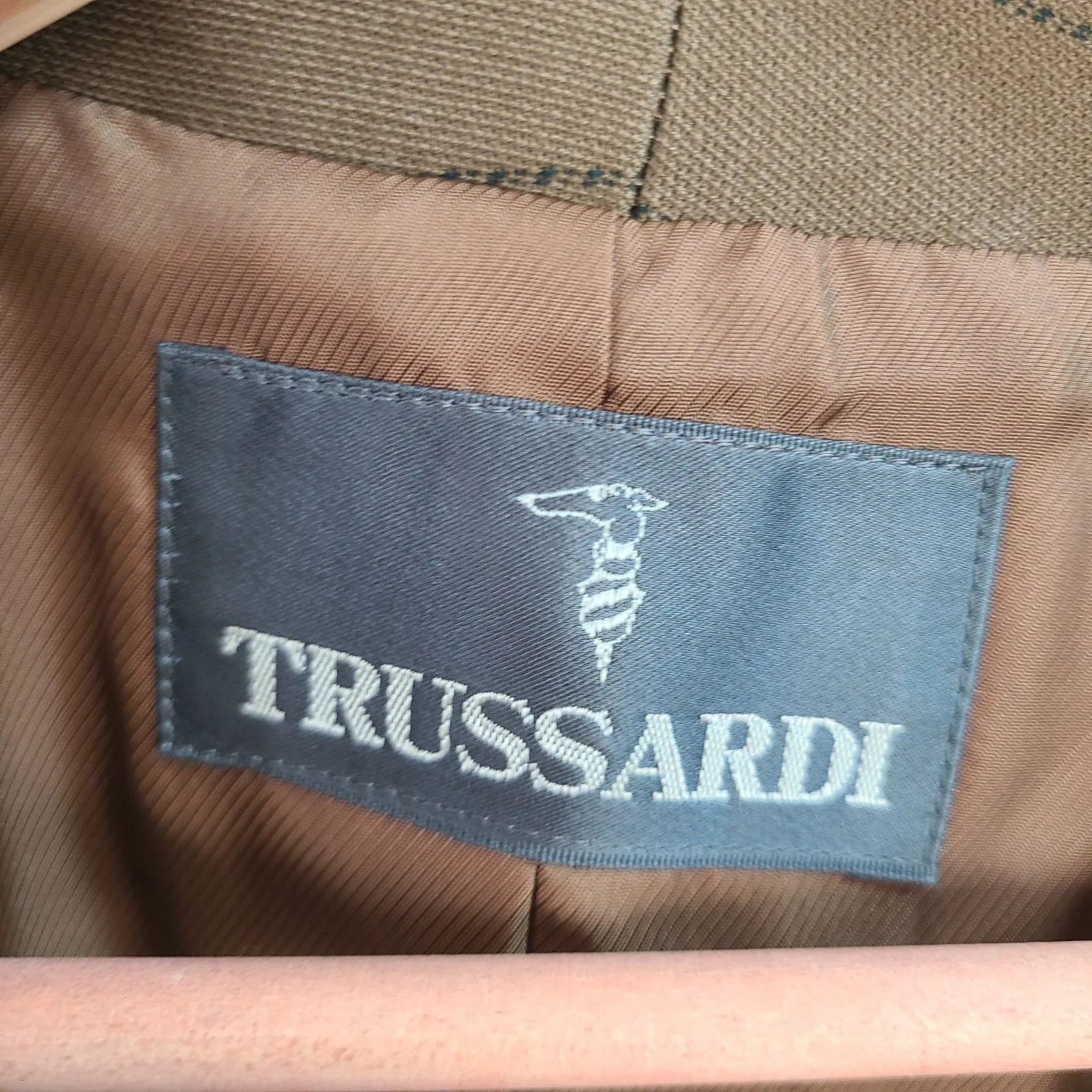 z295 TRUSSARDI トラサルディ フォーマルスーツ セットアップ ブラウン