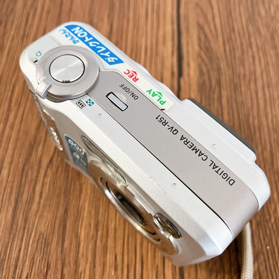 CASIO QV-R51 コンパクトデジタルカメラ 単三電池仕様 乾電池式】カシオ QV-R51 デジカメ カメラ - メルカリ