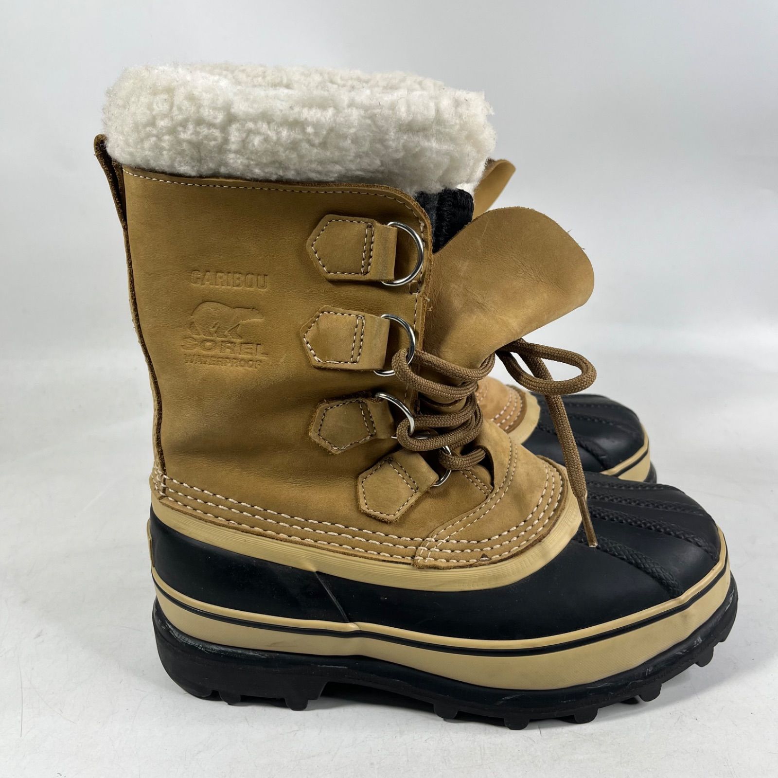 ‪☆☺︎‪☆　　美品　SOREL カリブー スノーブーツ ボア 21cm 楽天市場】ソレル ブーツ レディース sorel caribou スノー