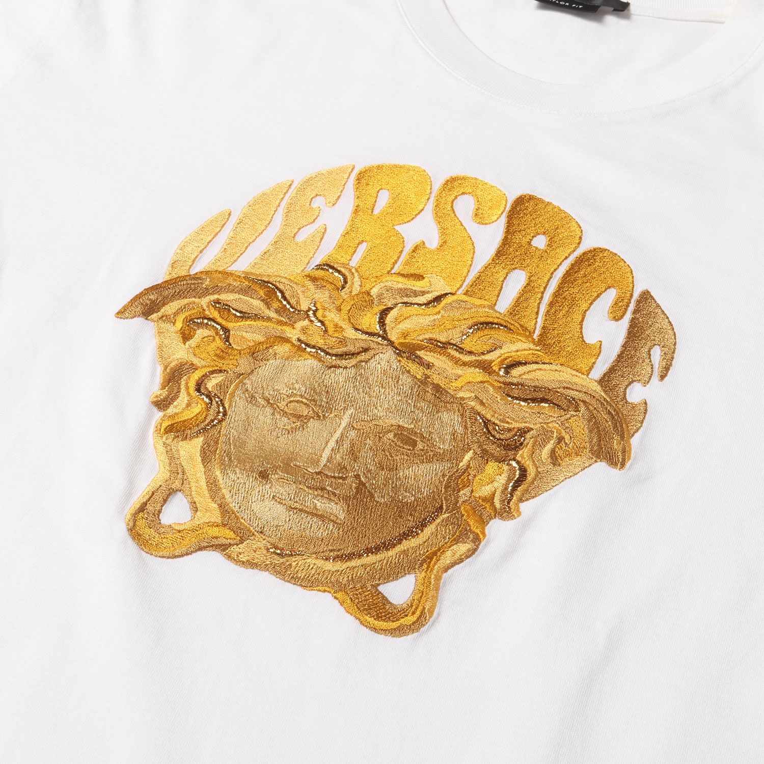 VERSACE ヴェルサーチ Tシャツ サイズ:M / メデューサ刺繍 クルー 