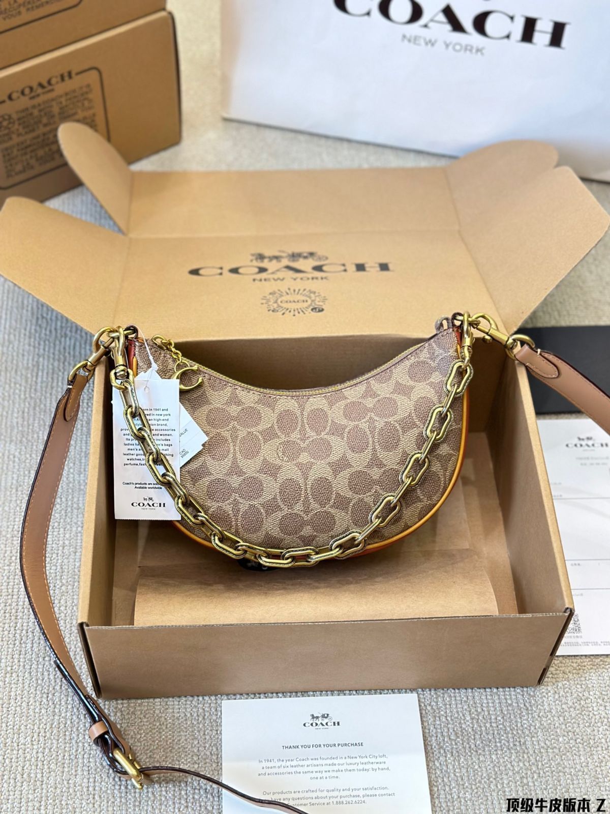 今日 C Coach New Mira Crescent Bag - C コーチ ニュー ミラ クレセントバッグ-WTO輸入