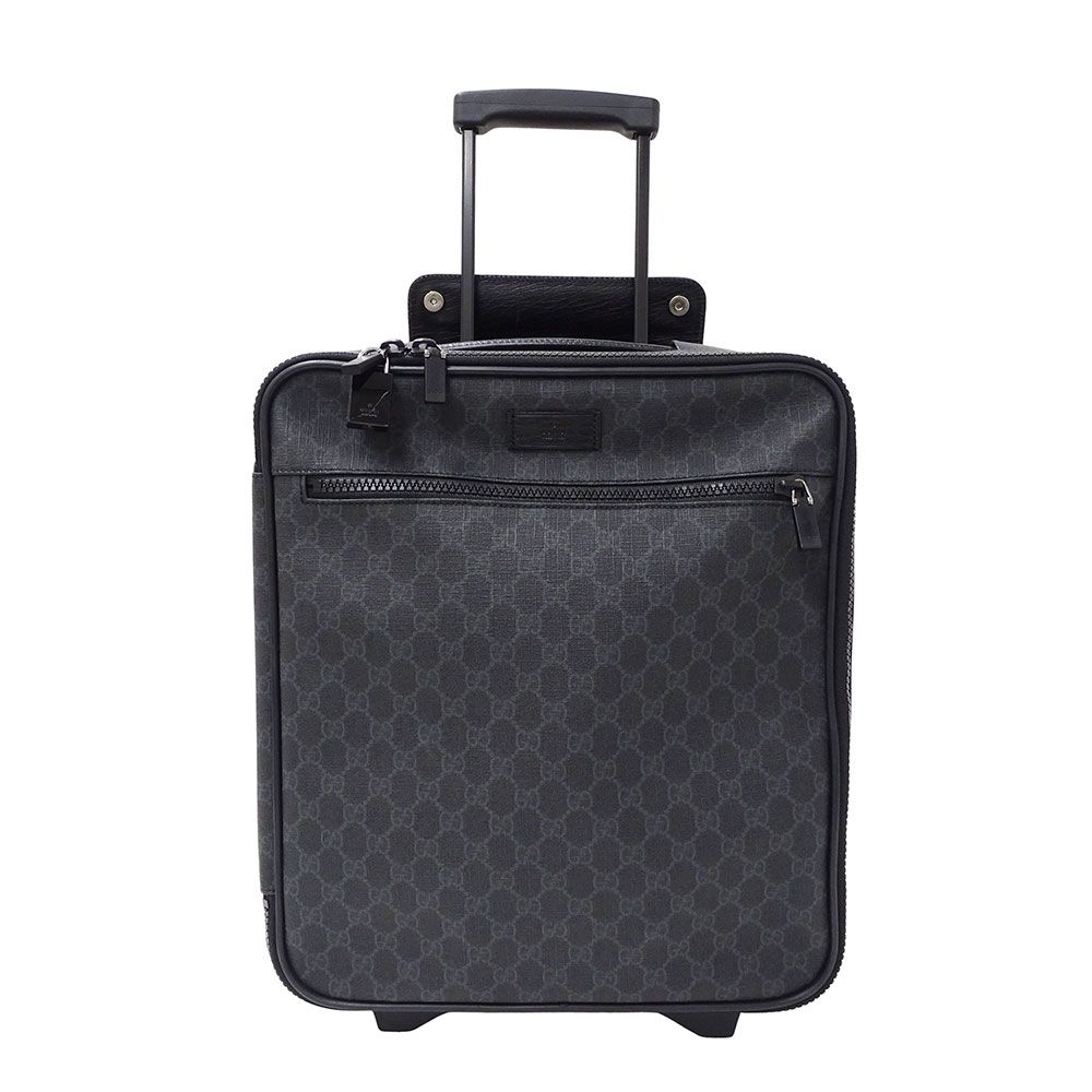 グッチ GUCCI バッグ メンズ ブランド スーツケース キャリーバッグ GGスプリームキャンバス ブラック 170668 トラベルバッグ 旅行 出張 おでかけ