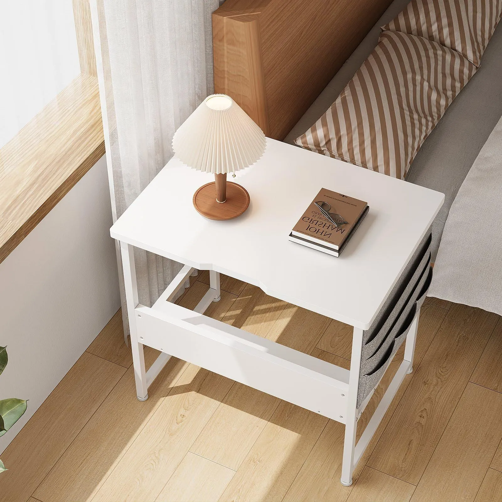 売りきれ 特価】YeTom 机 pcデスク ミニ コンパクト ラック付き パソコンデスク