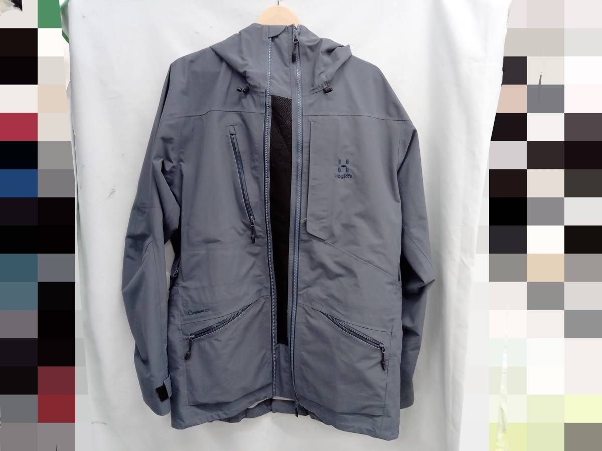 ホグロフス Haglofs ネンガル 3L プルーフ パーカ ブルー サイズM