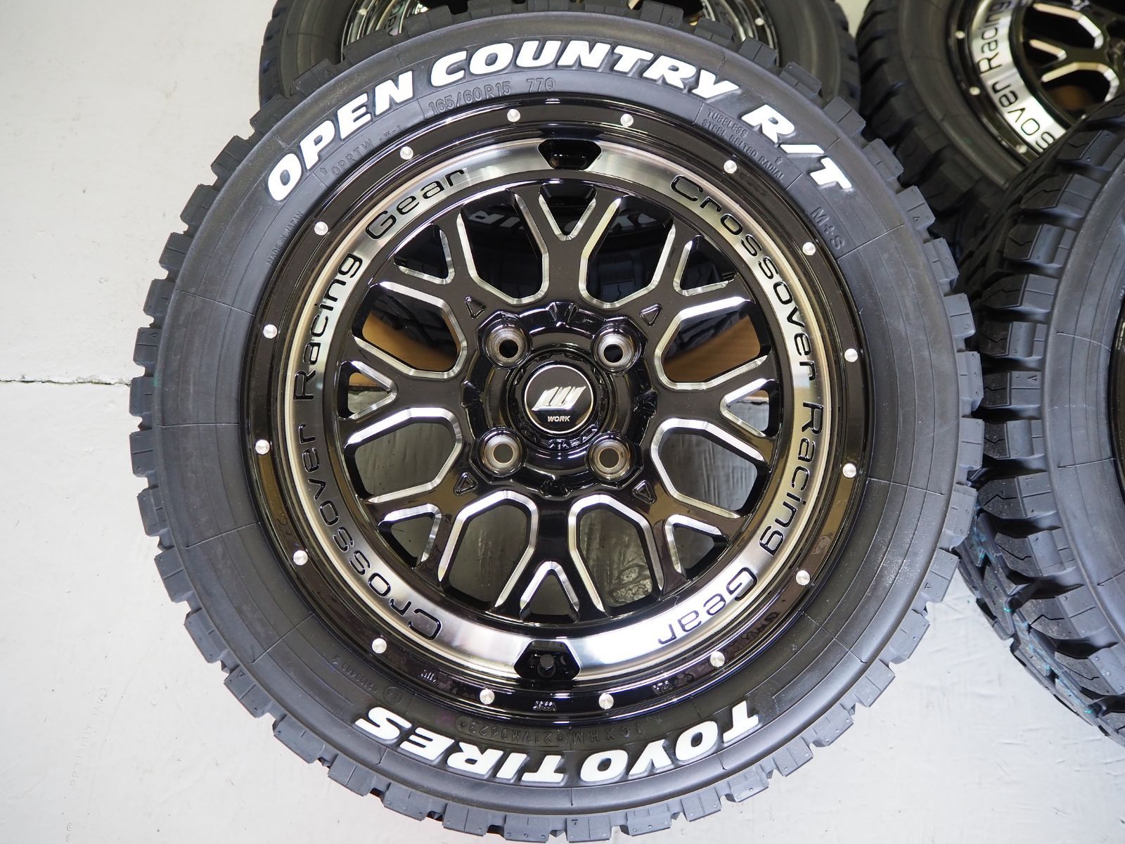 ゴツゴツ系 アゲ系 CRAG CKV 15inch 4.5 4-100 +45 TOYO オープン 