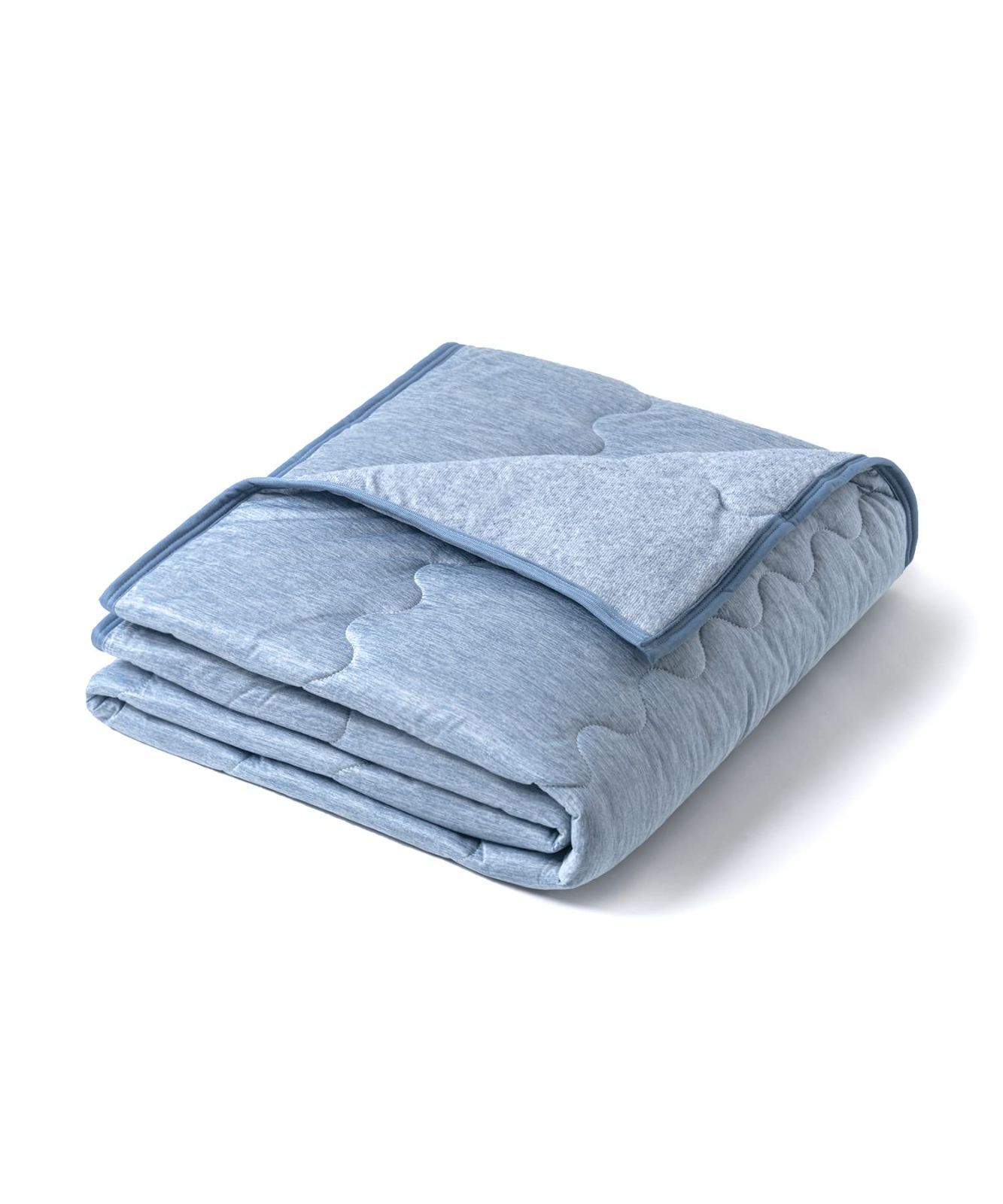 【特価セール】吸湿速乾 抗菌防臭 夏ふとん リバーシブル 通気性 冷感u0026タオル地 ひんやり 洗える Q-MAX0.45 接触冷感 ダークブルー シングル 肌掛け布団 140X190cm 限定】RECYCO 【