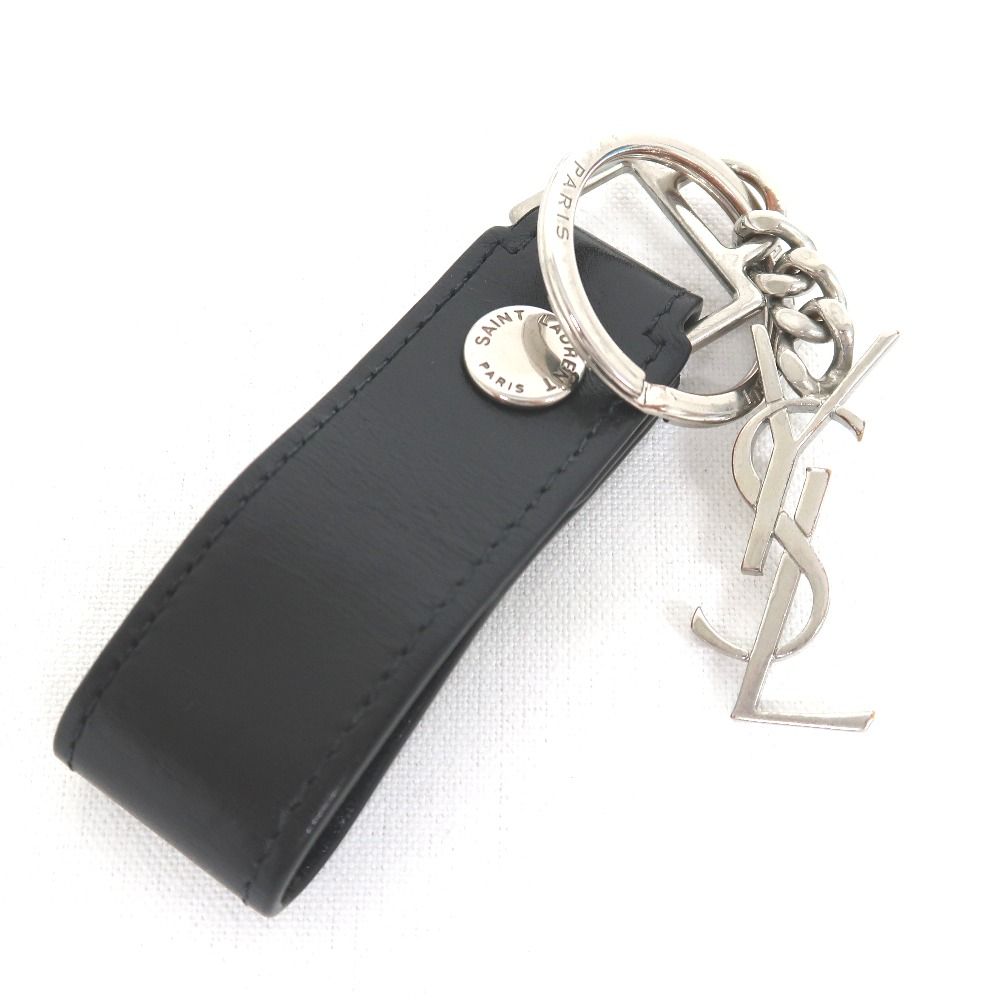 Saint Laurent サンローラン　キーリング　キーホルダー 直営店買付】サンローラン☆ドッグ YSL キーリング☆667536