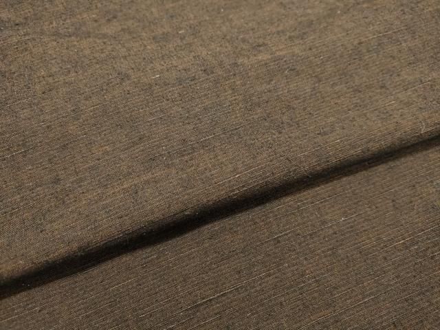 平和屋着物○男性 紬 アンサンブル 赤墨色 正絹 逸品 DAAS2369tw