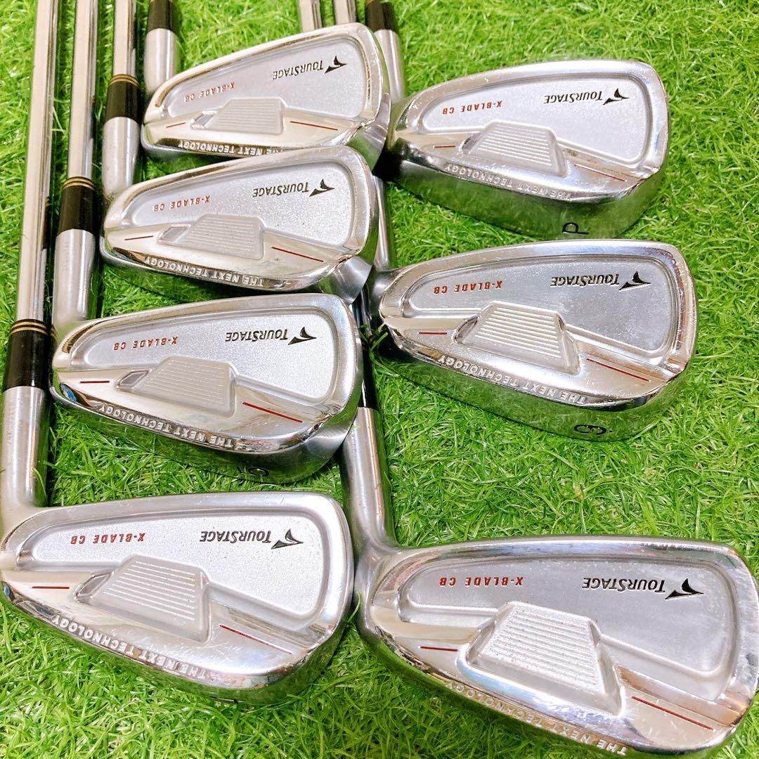 2.ツアーステージ ブリジストン ゴルフクラブ メンズアイアンセット 硬