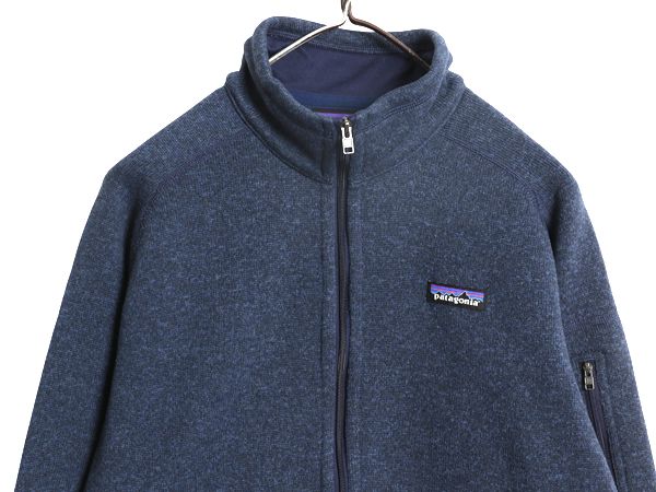 なクーポン配布中! パタゴニア ベターセーター ジャケット レディース XL 16年製 フリース セーター ブルゾン フルジップ アウトドア 大きいサイズ ネイビー