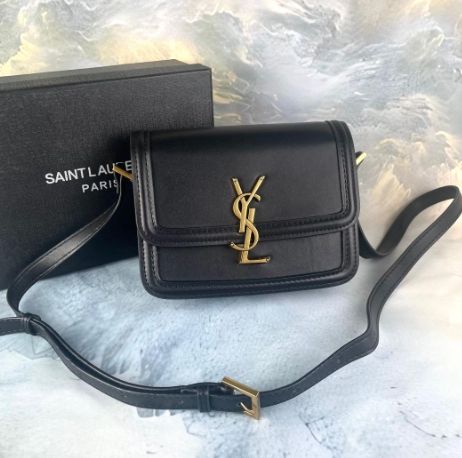 美品譲渡 YSL イヴサンローラン ショルダーバッグ ブラック - メルカリ