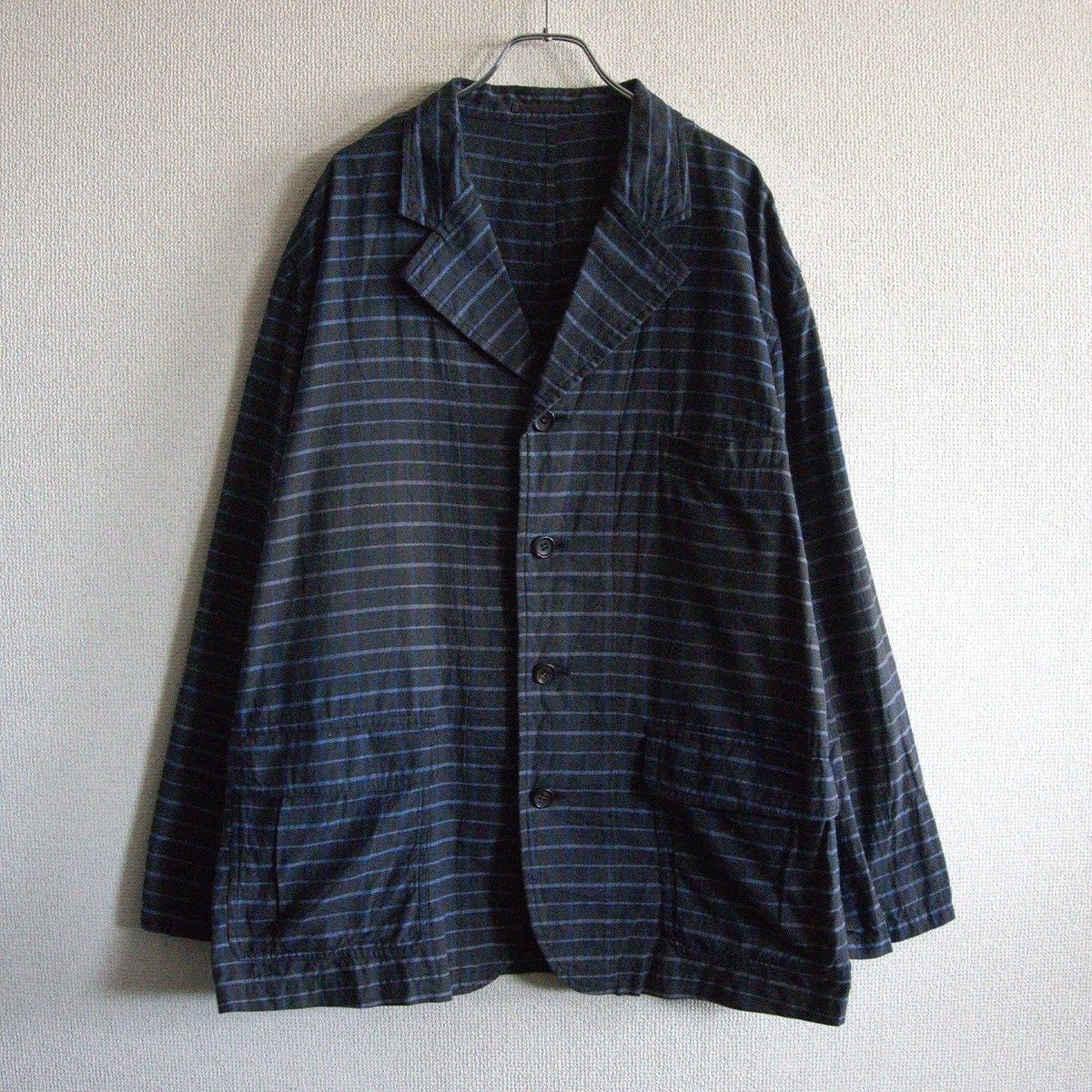 コムデギャルソンHOMME モッズコートライナーチェック柄 BLACK M COMME des GARCONS HOMME ナイロンツイルコートスタイル2024.10