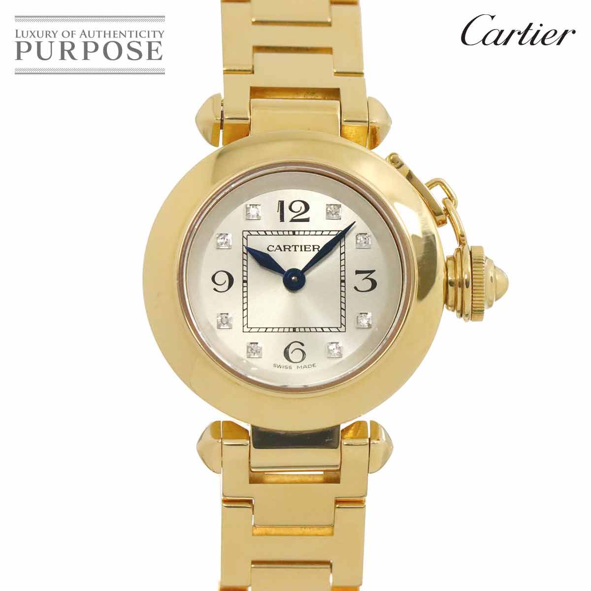 カルティエ Cartier ミスパシャ WJ124015 レディース 腕時計 8P ダイヤ