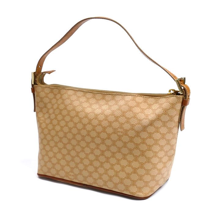 CELINE セリーヌ マカダム柄 ハンドバッグ アクセサリーポーチ