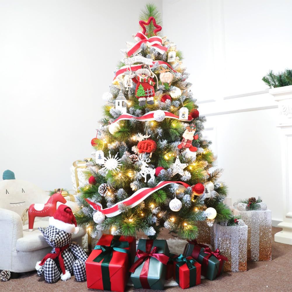 クリスマスツリー 150cm 高濃密度 枝数450本 10mLED飾りライト