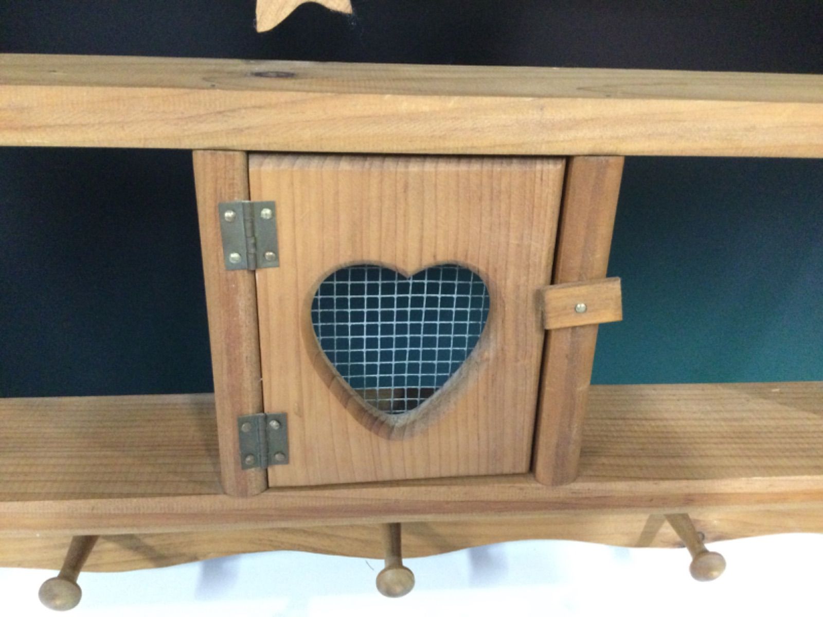 カントリー家具 ハート型 木製シェルフ アメリカンカントリー か137