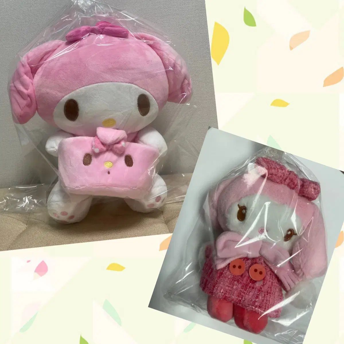 マイメロディ 30cm 中～大 人形 小さな服 キーリング セット