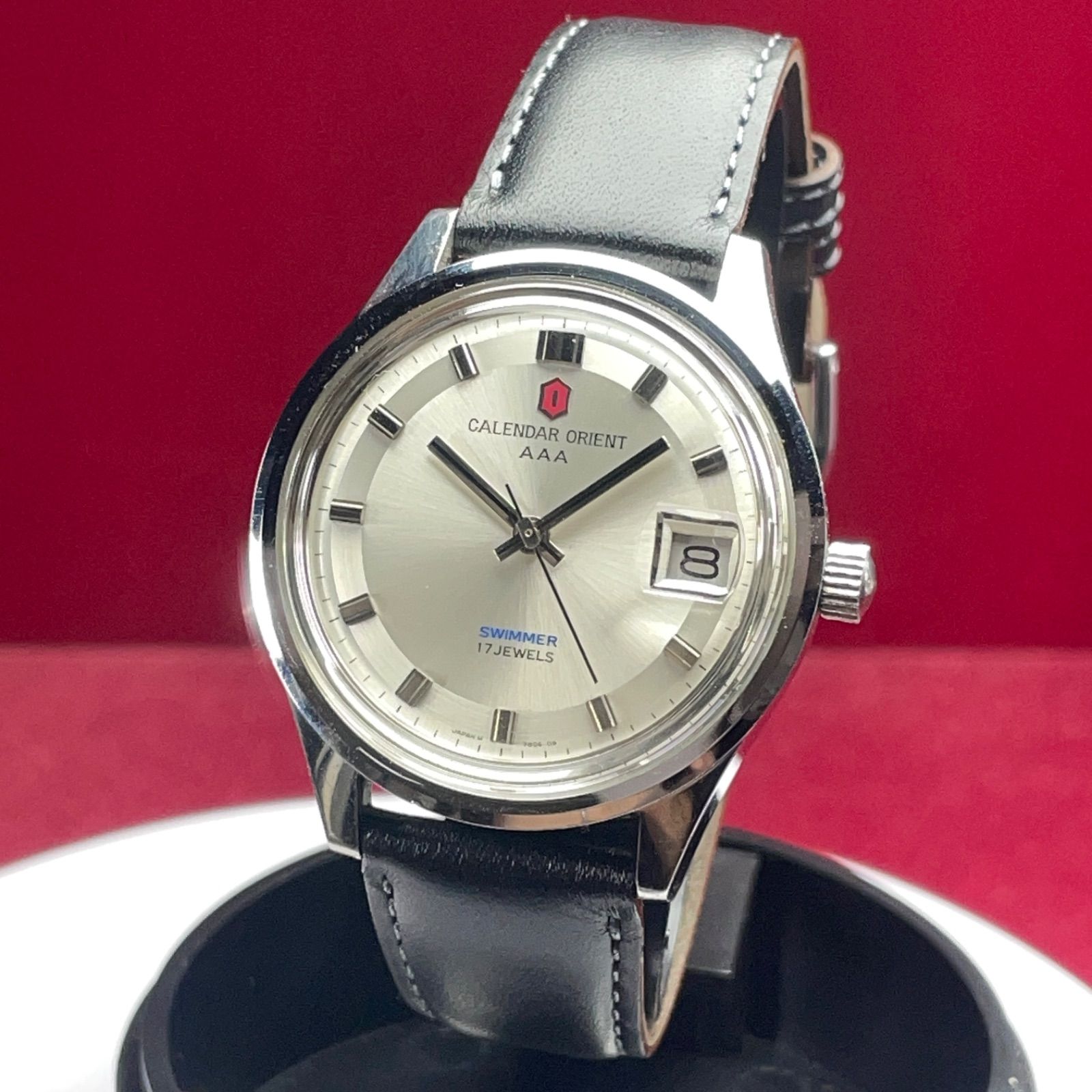希少 60s カレンダー オリエント AAA 風防新品換済 純正リューズ 腕時計 OH済 60s 風防新品 CALENDAR ORIENT AAA SWIMMER - メルカリ